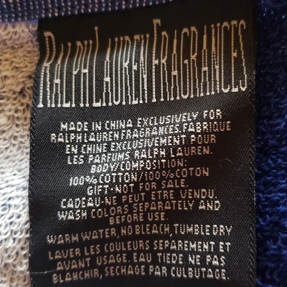 Polo Ralph Lauren big pony Beach towel with carry bag vintage